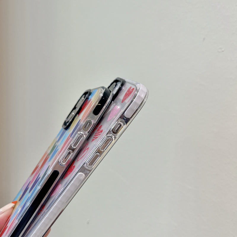 Ốp Điện Thoại tpu Mềm Chống Sốc Hai Màu Cho iphone 15 pro max 14 promax 13 mini 12 11 xs xr xsmax 7g 7 plus se2020