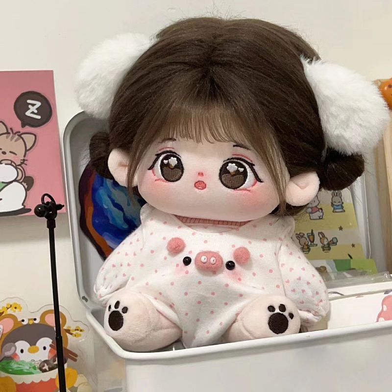 Món quà nhỏ dây màu đỏ Búp Bê Nhồi Bông Cotton búp bê nhồi bông búp bê cung hoàng đạo búp bê nhồi bôngBúp Bê Em Bé Mặc Váy Cotton 20cm Có Thể Thay Đổi Giá Rẻ