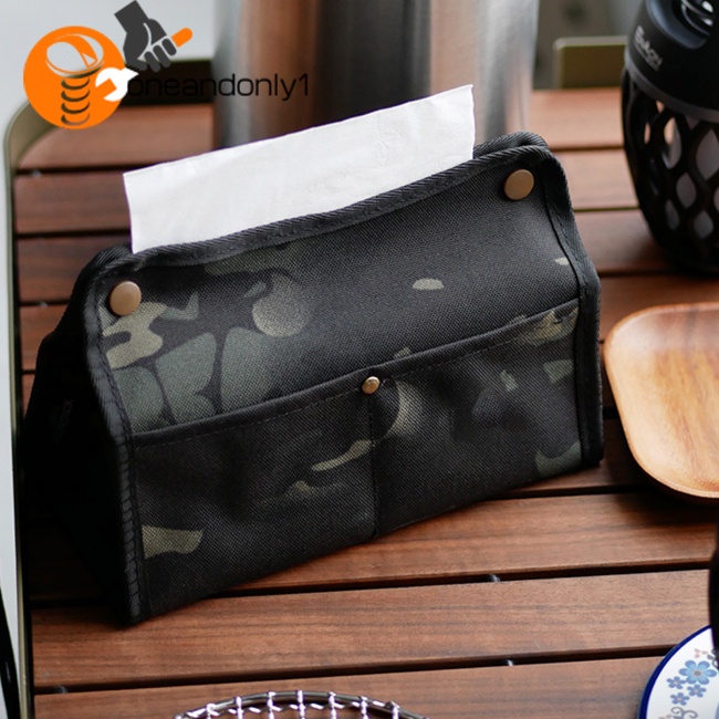 Hộp Đựng Khăn Giấy Bằng Vải Oxford Đa Năng Cho Hoạt Động Ngoài Trời