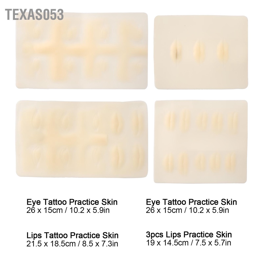 Texas053 Thực hành hình xăm Microblading bằng da Công cụ đào tạo học tập