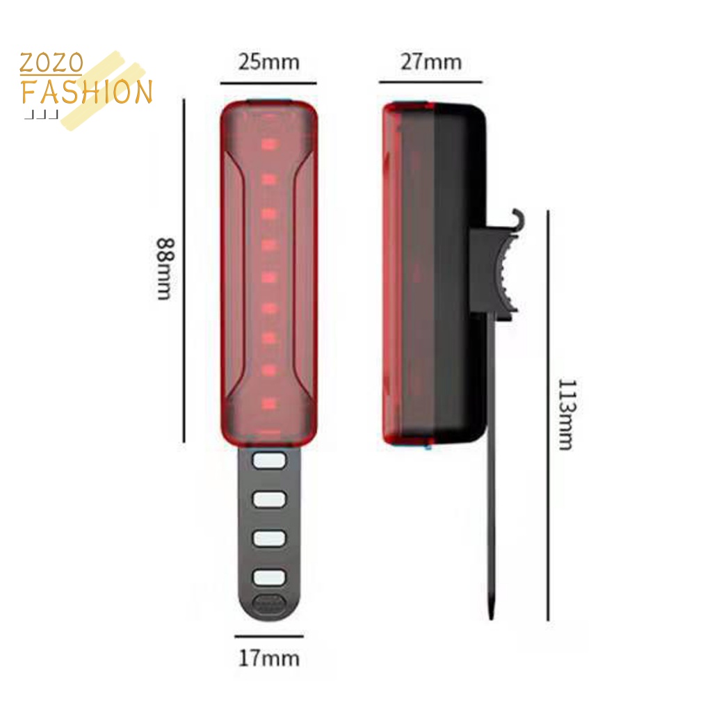 Đèn Sạc USB 5 Chế Độ Gắn Đuôi Xe Đạp Tiện Dụng