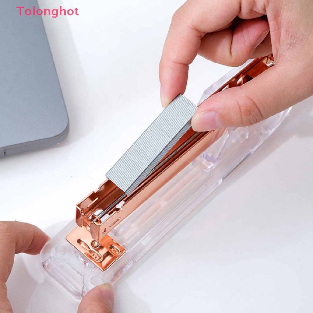 Dụng Cụ Dập Ghim Bằng Acrylic Trong Suốt Tiện Dụng Cho Văn Phòng