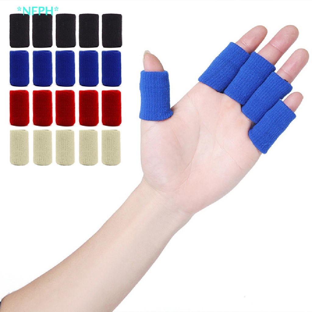 Set 10 Băng Quấn Ngón Tay Co Giãn Thoáng Khí Hỗ Trợ Chơi Bóng Rổ / Bóng Chày / Chơi Gôn / Gym Mới