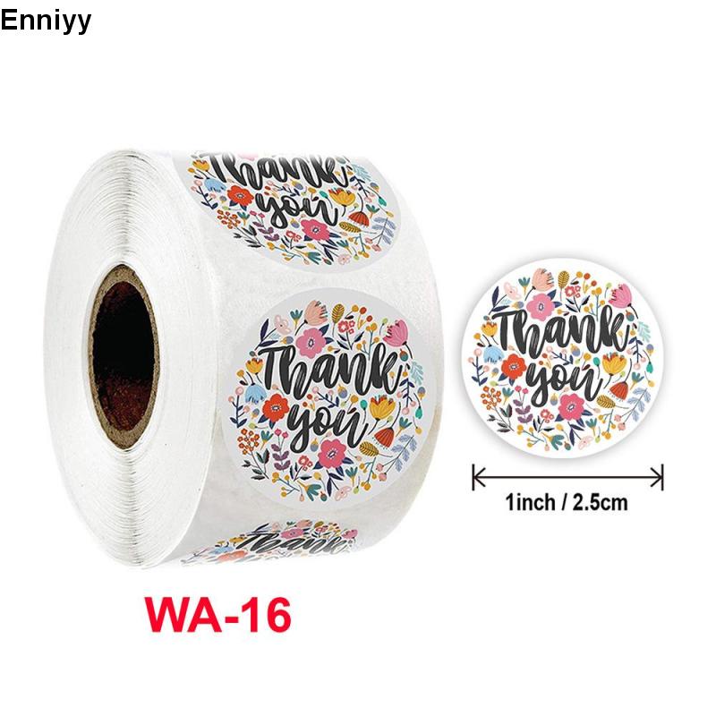 ✨✨Cuộn 500 tem nhãn dán stiker thank you, set 500 sticker cảm ơn dán quà tặng, hàng hóa