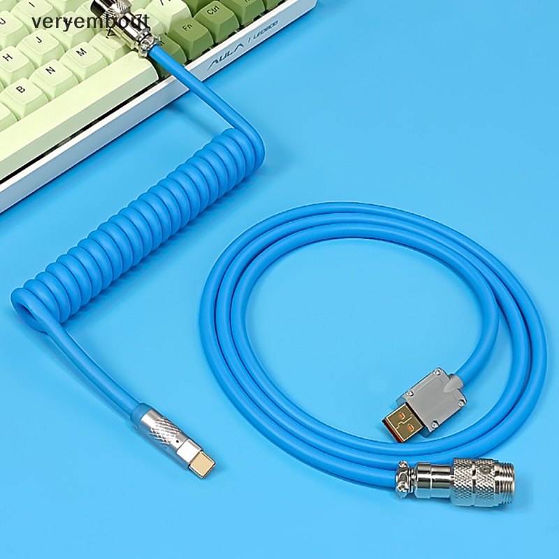 Dây Cáp 1.8m Type-C Sang USB A TPU Chuyên Dụng Cho Bàn Phím Cơ Chơi Game