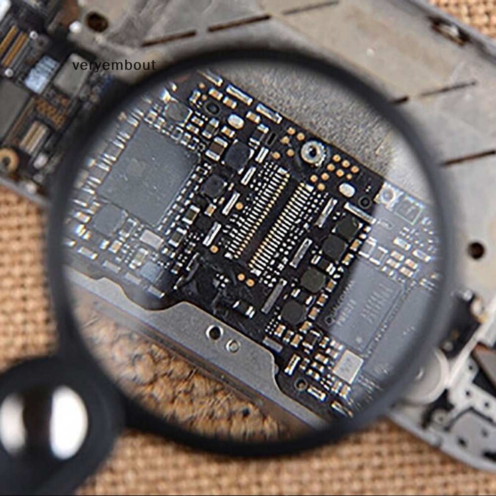 Kính Lúp Mini Bỏ Túi 5X50mm Tiện Dụng