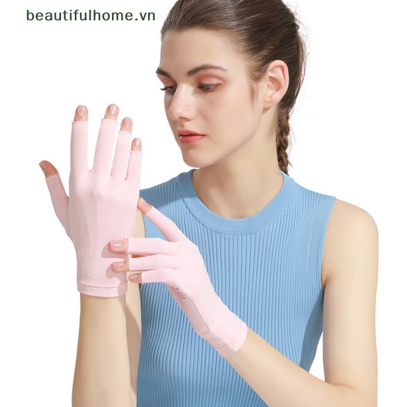 1 Đôi Găng Tay Chống Tia UV Bảo Vệ Móng Tiện Dụng