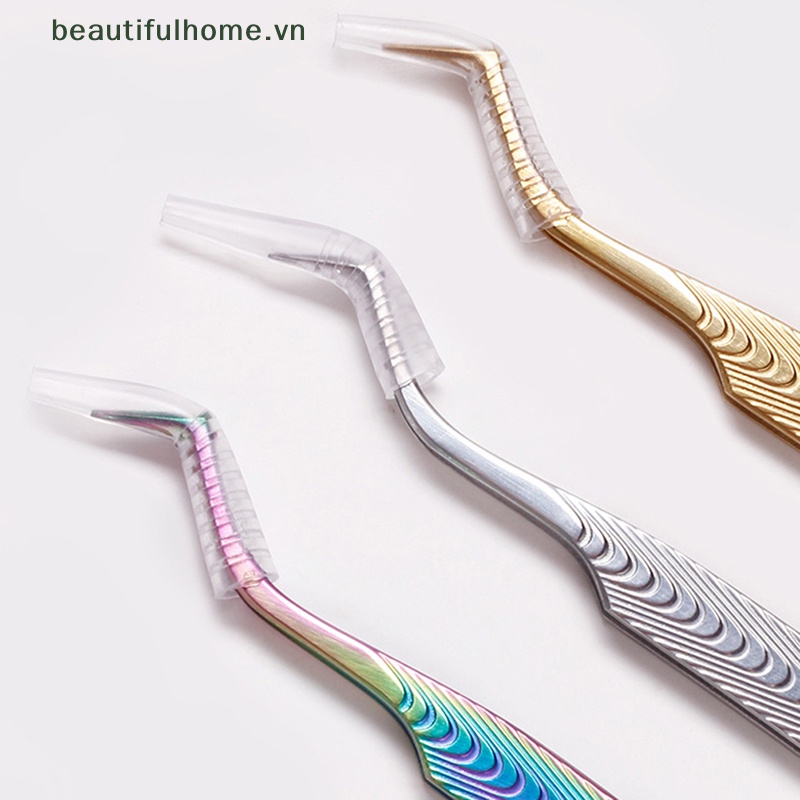 Nhíp Uốn Cong Làm Dài Lông Mi Bằng Thép Không Gỉ