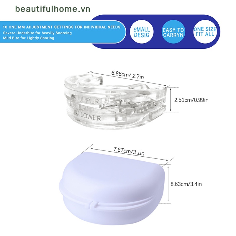 Dụng Cụ Bảo Vệ Răng Chống Ngáy Khi Ngủ Tiện Dụng