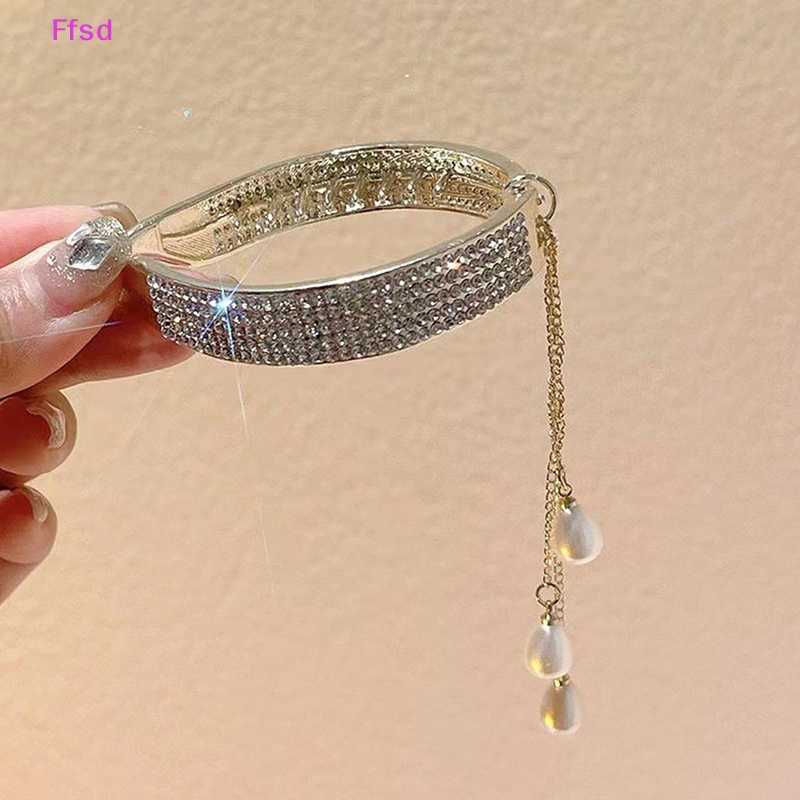 Kẹp Tóc Nơ Bện Đính Ngọc Trai / Bướm / Tóc Đuôi Ngựa Bán Chạy * Bán Chạy