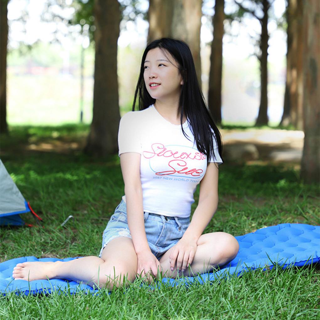 Đệm Ngủ Cắm Trại Bằng Vải Nylon Có Thể Gấp Gọn Đa Năng