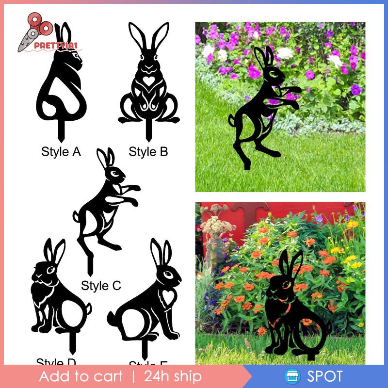 1 Tượng Acrylic Hình Động Vật Trang Trí Vườn Ngày Lễ