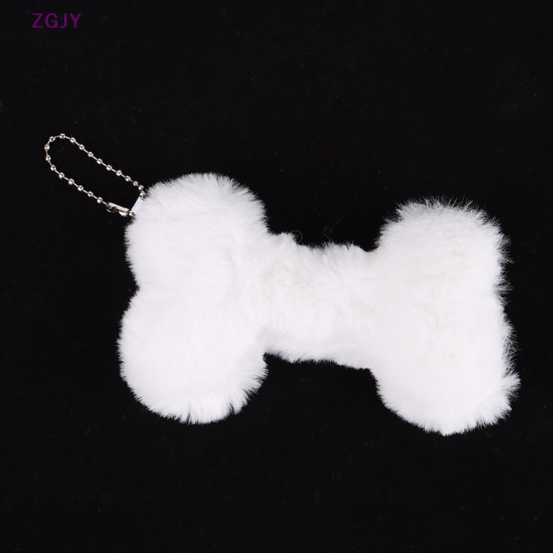 Móc Khóa Hình Cục Xương Chó Nhồi Bông Mềm Mại Dễ Thương Mới