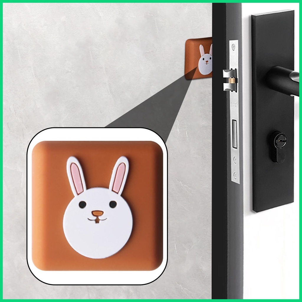 Ultra Miếng Chặn Bảo Vệ Cửa Bằng Silicon Hình Tròn Siêu Mềm Có Thể Tái Sử Dụng Cho jiwvn