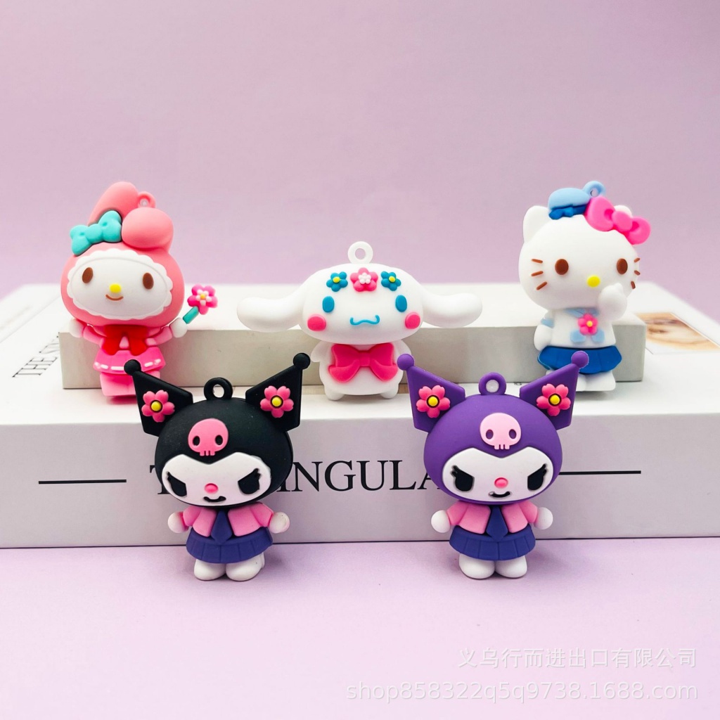 Sanrio Mô Hình Đồ Chơi Nhân Vật Kuromi melody Đáng Yêu