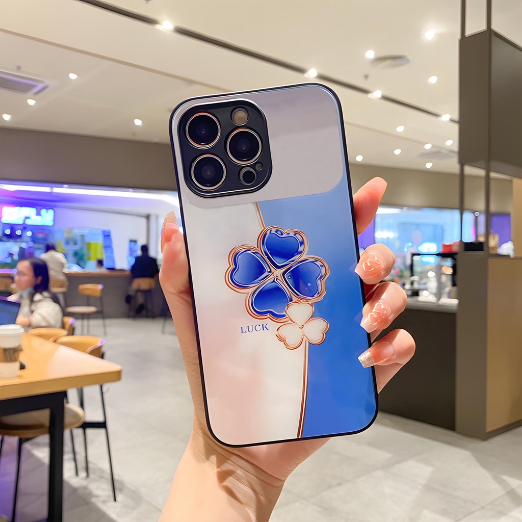 Ốp Điện Thoại Silicon Dẻo Chống Sốc In Họa Tiết Hoa Cho iPhone 11 12 13 14 PRO MAX XR XS 7 8 Plus