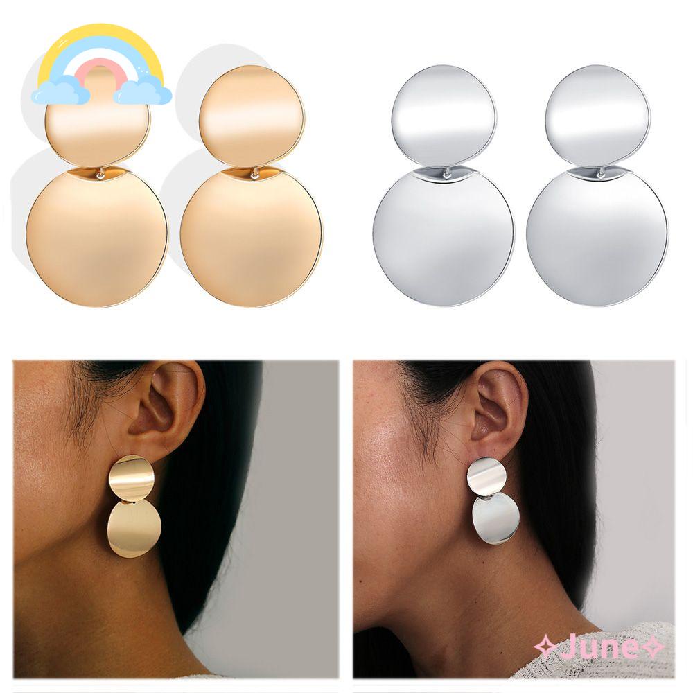 Khuyên tai bằng hợp kim nhiều màu sắc tùy chọn