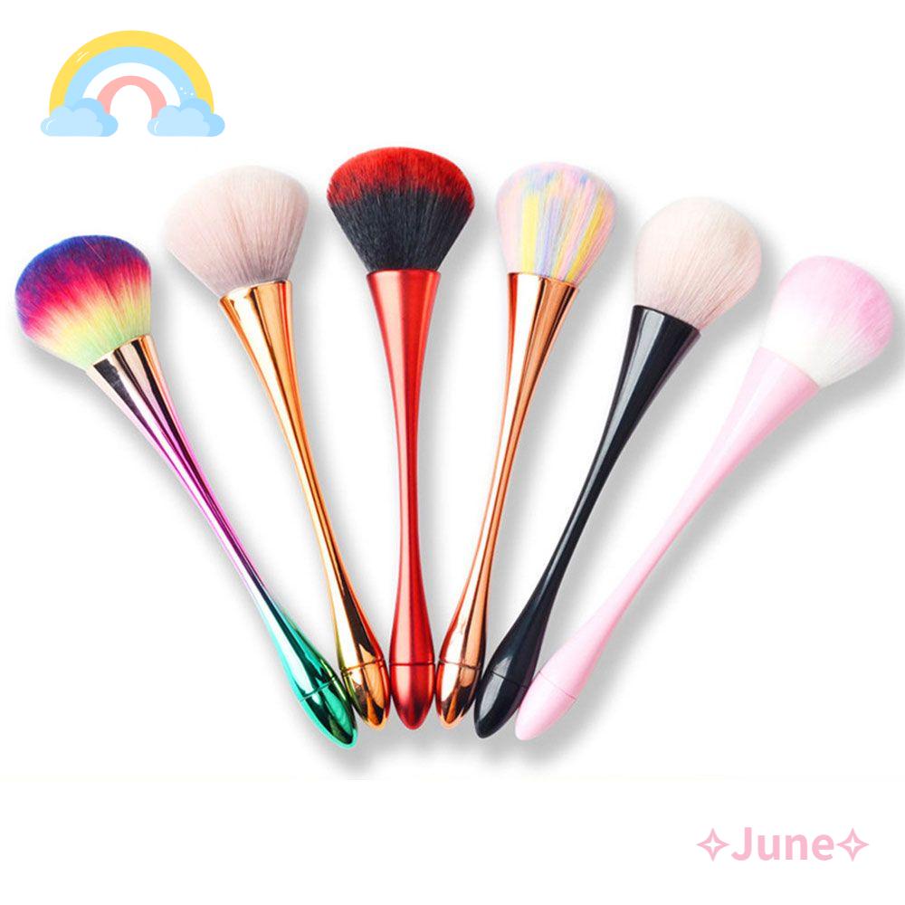 [Hàng mới về] Cọ đánh phấn trang điểm bằng nylon và nhựa nhiều màu sắc tùy chọn dễ sử dụng cho nữ