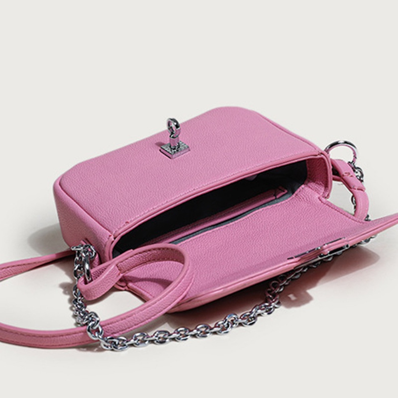 Túi Đeo Chéo Dây Xích Hình Vuông mini Có Khóa Dễ Phối Đồ Thời Trang Cho Nữ