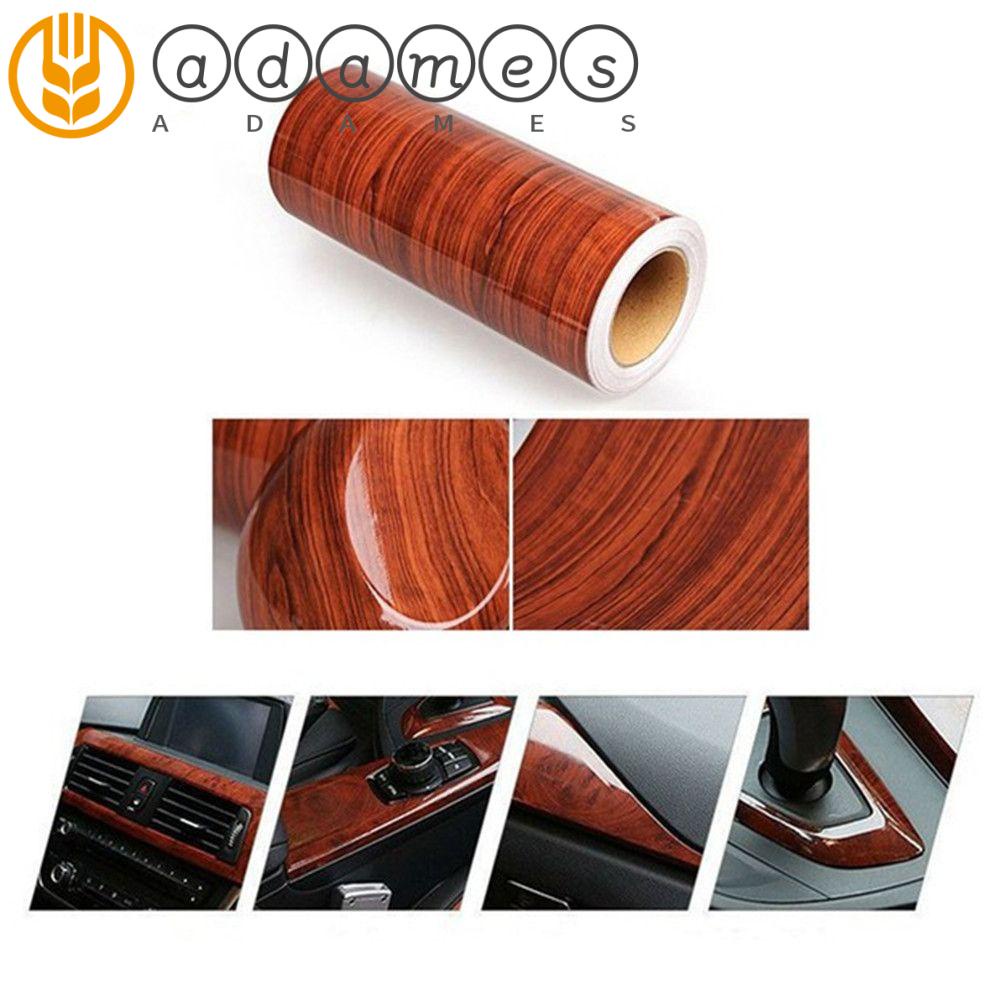 Cuộn Giấy Decal PVC 30x100cm Họa Tiết Vân Gỗ Trang Trí Xe Hơi 1M