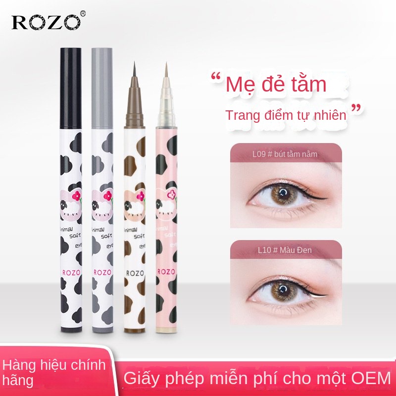 Bút Kẻ Mắt Dạng Lỏng ROZO Không Nhòe Chống Thấm Nước Và Mồ Hôi Lâu Trôi Nhanh Khô