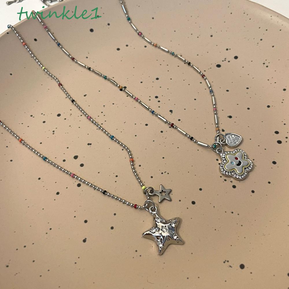 Dây Chuyền Hình Ngôi Sao Năm Cánh Đính Đá Dễ Thương
