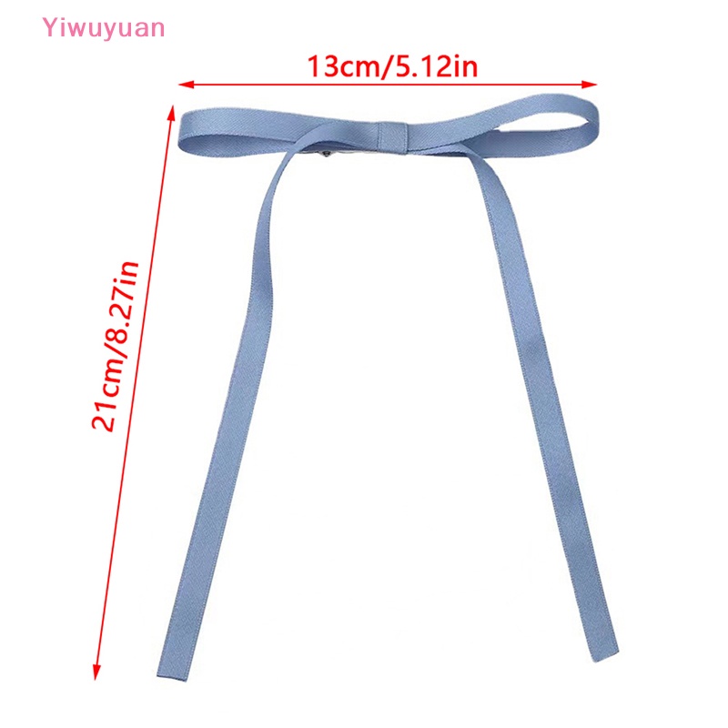 < Yiwuyuan > Kẹp Tóc Nơ Nhung Lớn Phong Cách Vintage Mới