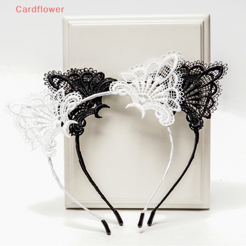 Cài Tóc Tai Mèo Phối Ren Thời Trang Cho Nữ