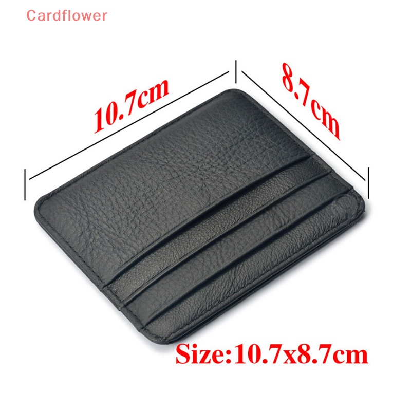 Ví Da Thật 100% Hình Đầu Voi Tròn Nhỏ Đựng Thẻ / Giấy Phép Lái Xe