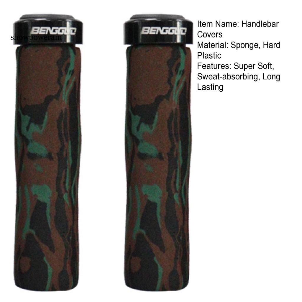 1 Bộ Vỏ Bọc Tay Lái Xe Đạp Thấm Hút Mồ Hôi Chống Trượt Lâu Trôi