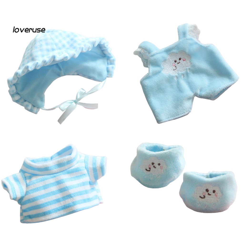 Bộ Áo Liền Quần Hình Đám Mây Dễ Thương Cho Búp Bê