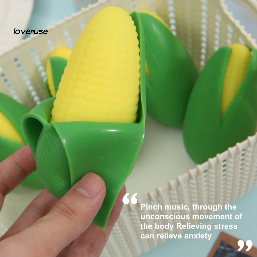 Đồ Chơi Nắn Bóp Đàn Hồi Giảm Stress Hình Quả Bắp