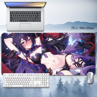 Honkai:Star Rail Mouse Pad Seele Table Pad Bronya computer pad anime custom student gaming keyboard pad animation ACGN large rubber soft pad