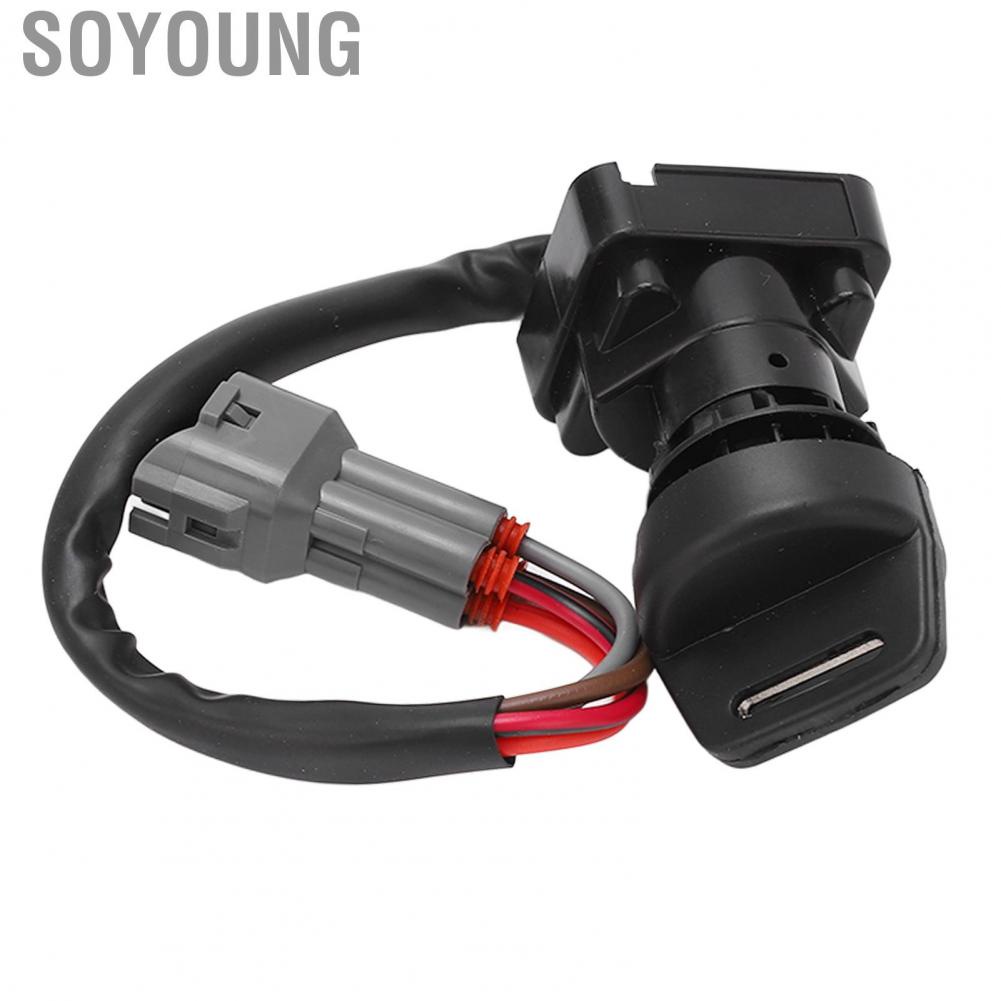 Soyoung Ignition Key Switch  Fast Response AS1674SW151LM Black Solid Construction  for ATV
