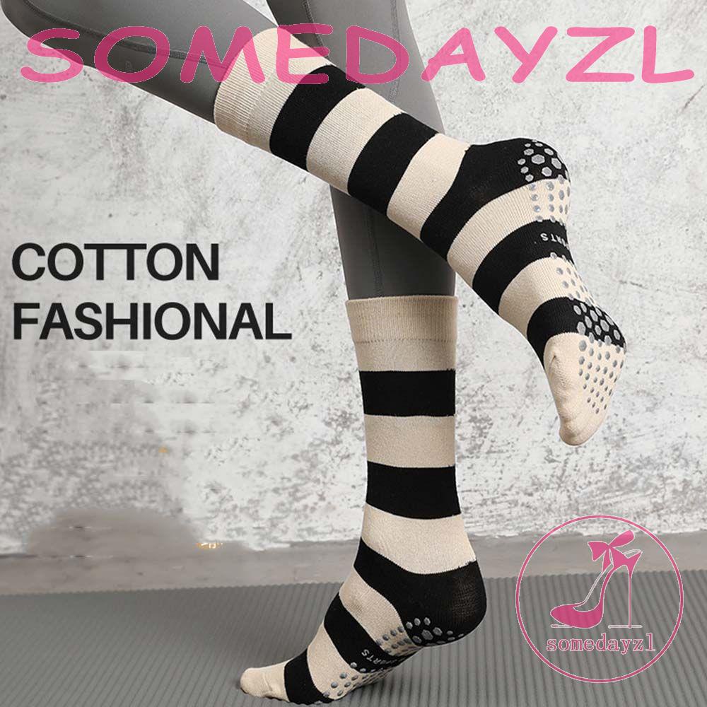 Vớ Cotton Thoáng Khí Chống Trượt Thời Trang Chuyên Nghiệp Dùng Tập Yoga / Pilates