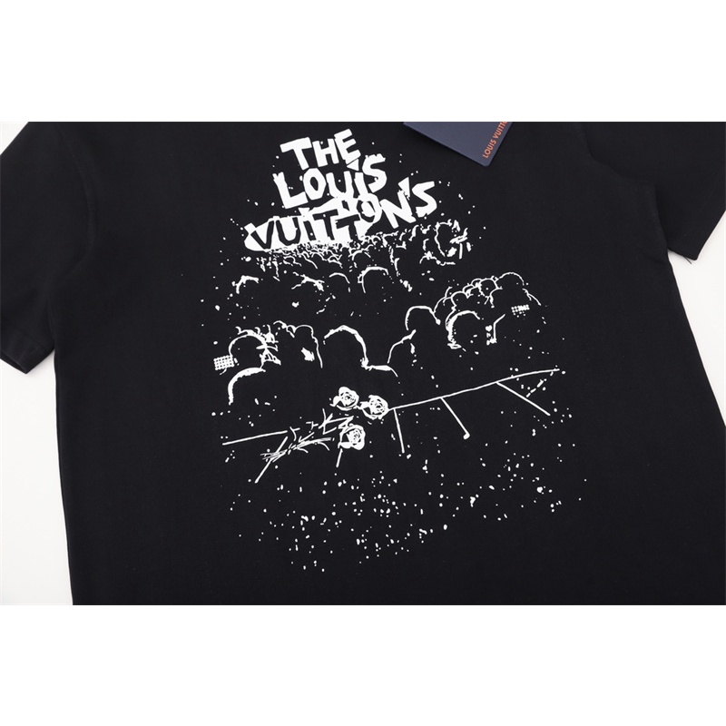 Áo Thun Tay Ngắn Cổ Tròn In Hình Ban Nhạc L55v Ktyujrry Thời Trang Phong Cách Unisex