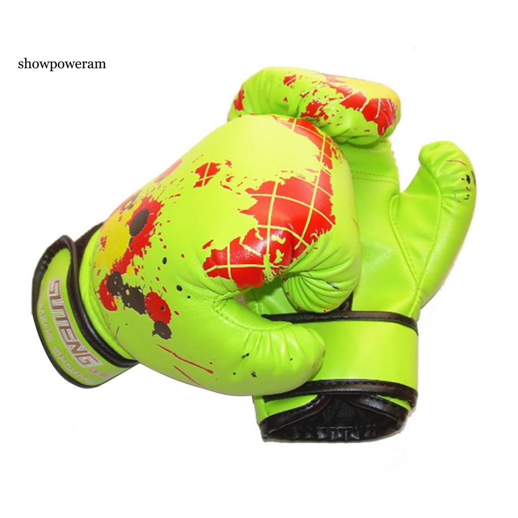 1 Cặp Găng Tay Thoáng Khí Dùng Luyện Tập Muay Thái / Quyền Anh An Toàn