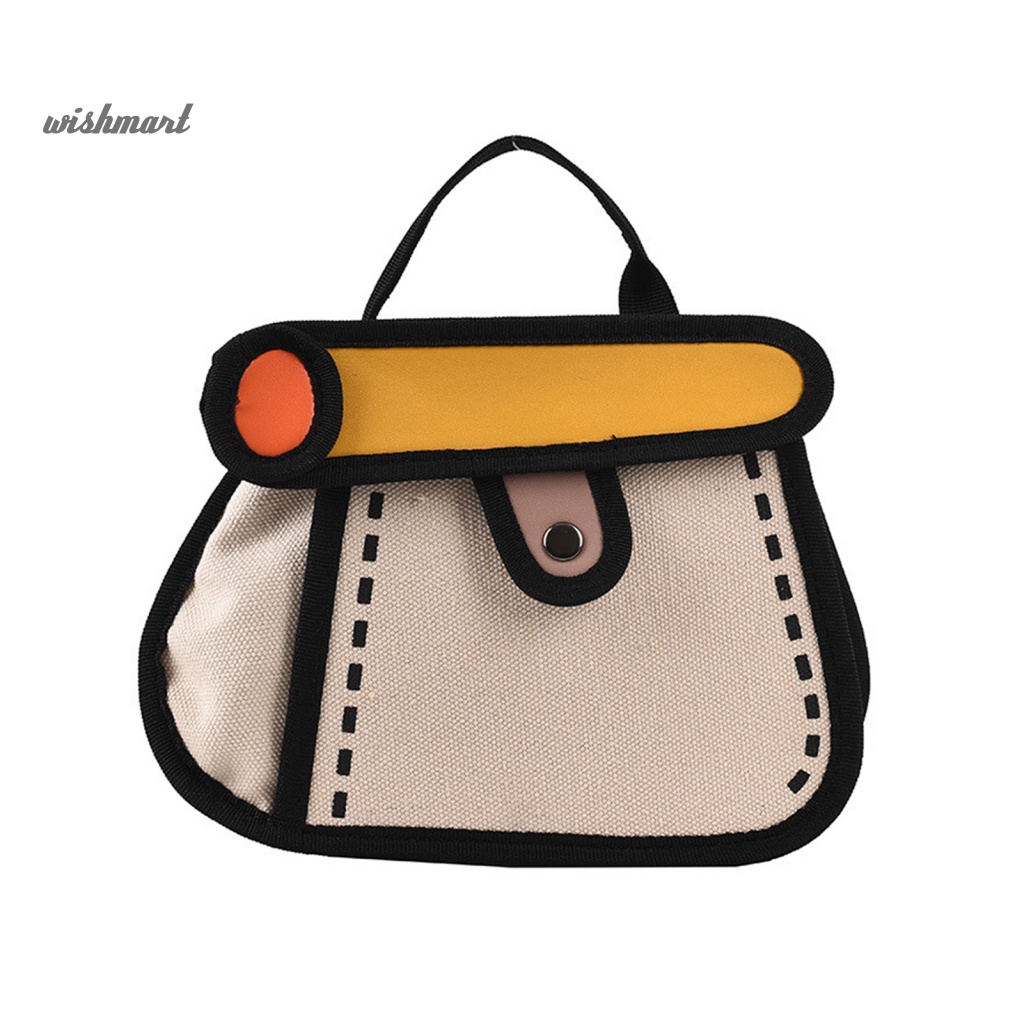 Túi Xách Đeo Chéo Trọng Lượng Nhẹ Có Tay Cầm Dành Cho Nữ Thanh Thiếu Niên [WM]