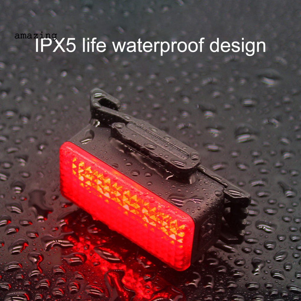 1 Bộ Đèn Pha Sạc USB Nhiều Chế Độ Gắn Đuôi Xe Đạp