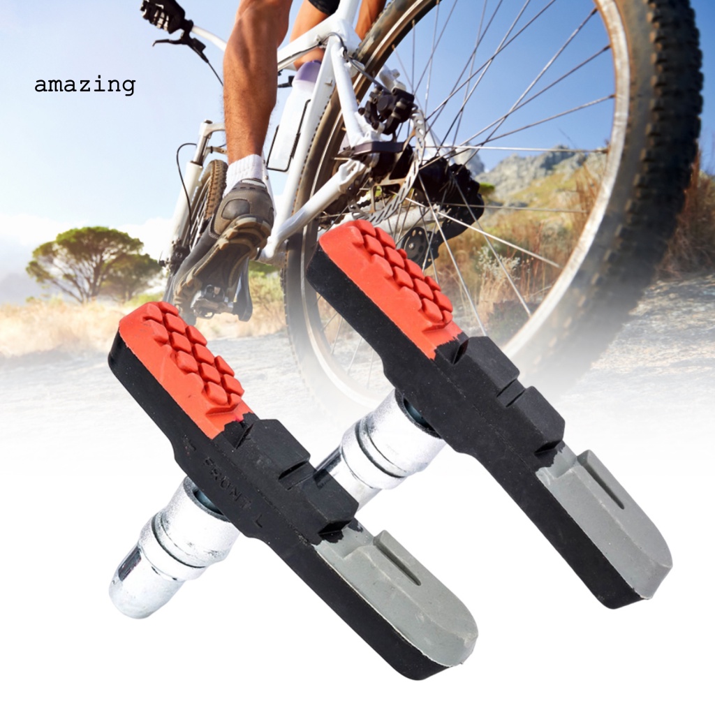 1 Cặp Má Phanh Xe Đạp Hình Chữ V Chống Biến Dạng