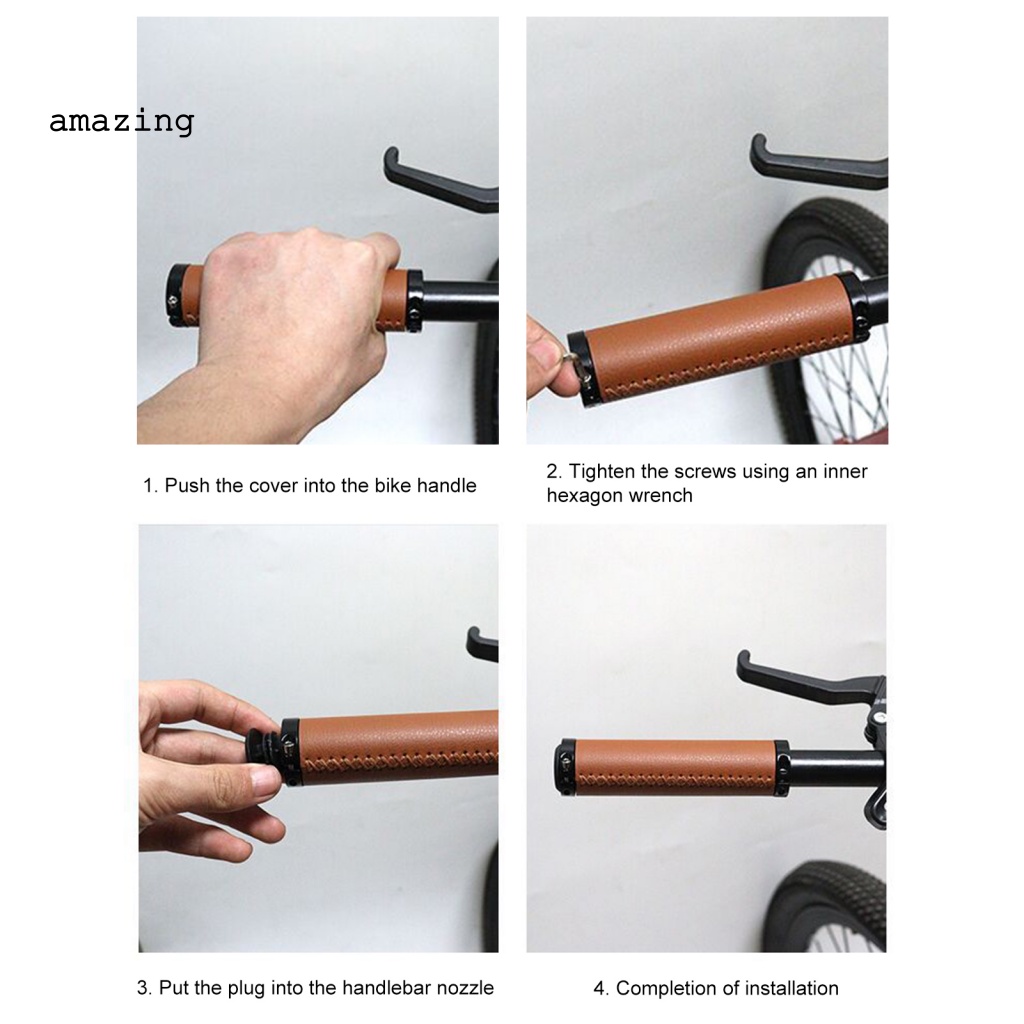 1 Bộ Vỏ Bọc Tay Cầm Xe Đạp Chống Trượt Độ Bền Cao Có Thể Tái Sử Dụng