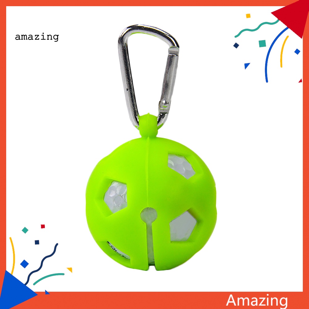 Vỏ Bọc Bảo Vệ Bóng Golf Bằng Silicon Thiết Kế Rỗng Kèm Móc Treo Chìa Khóa Tiện Dụng Cho 1