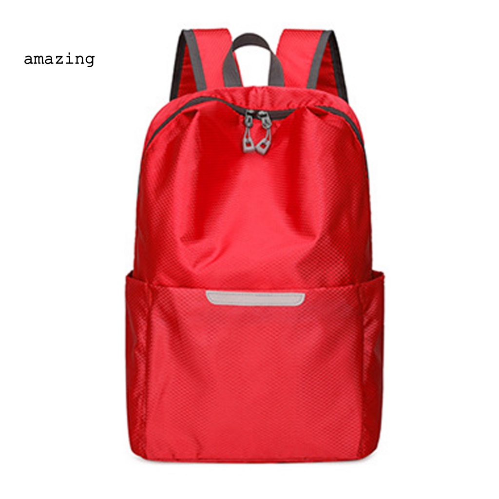 Ba Lô Leo Núi Màu Sắc Đơn Giản Trọng Lượng Nhẹ Có Khóa Kéo