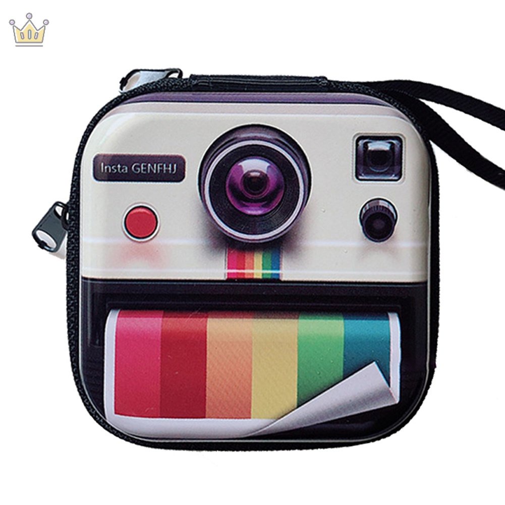 Ví Đựng Tiền Xu / Tai Nghe / Chìa Khóa mini Bằng Thiếc Họa Tiết Băng Cát Sét Cổ Điển Sáng Tạo JP5