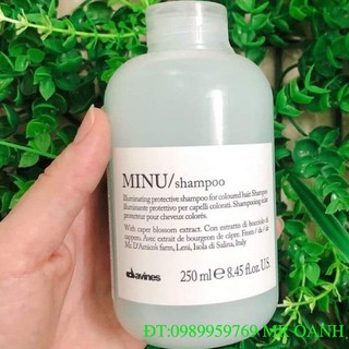 🇮🇹Davines🇮🇹 Dầu gội bảo vệ và tạo bóng dành cho tóc nhuộm Minu Davines Shampoo 250ml
