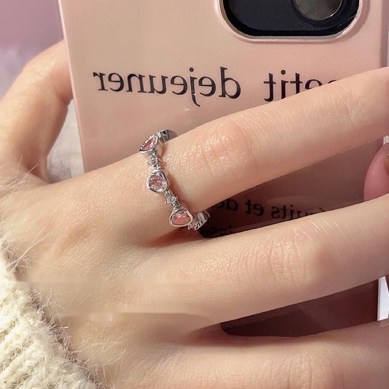 Nhẫn Hình Trái Tim Phong Cách Hàn Quốc Thời Trang Cho Nữ