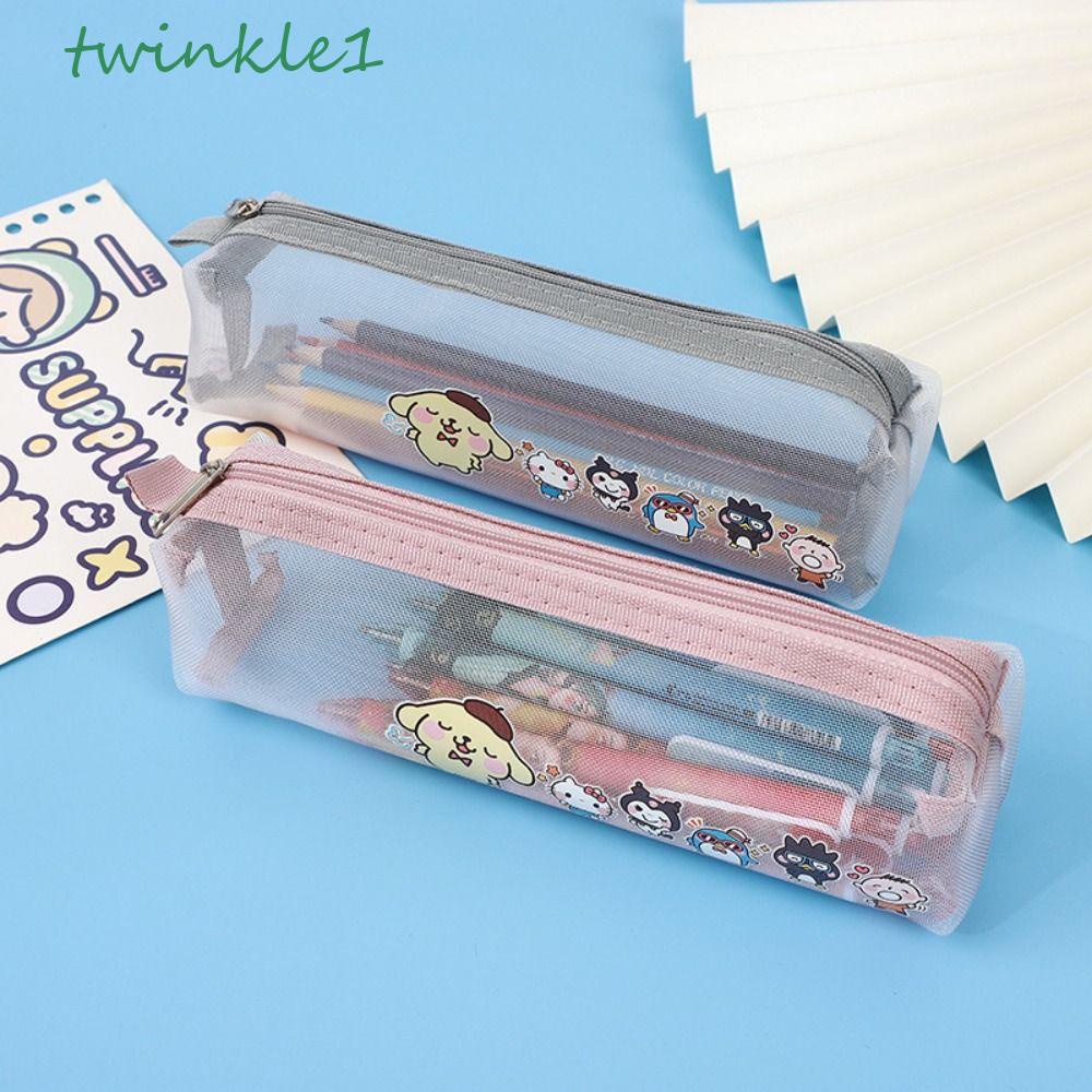 Ví Đựng Tiền Xu Kuromi Trong Suốt Họa Tiết Hoạt Hình Phong Cách Hàn Quốc