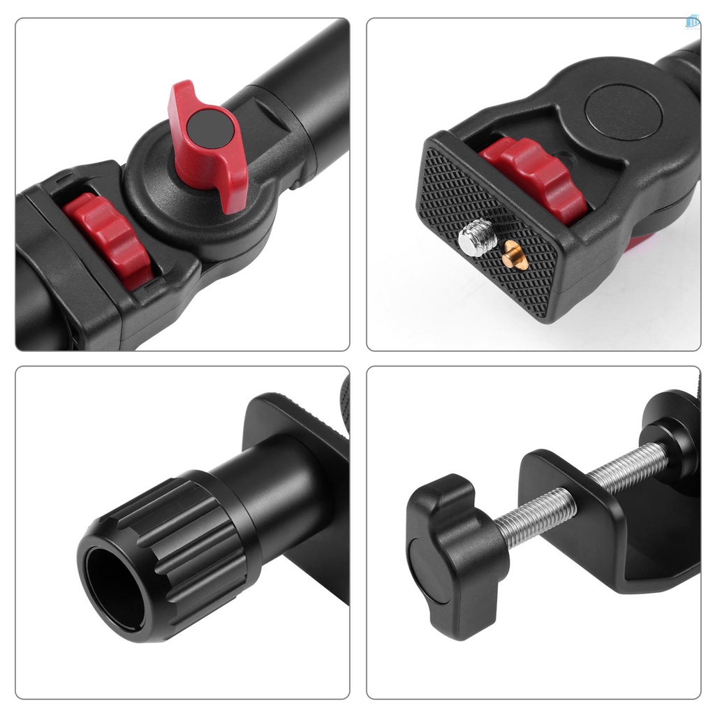 Giá Đỡ Máy Tính Bảng 3 Phần Mở Rộng Linh Hoạt Bằng Hợp Kim Nhôm PULUZ PU3103B