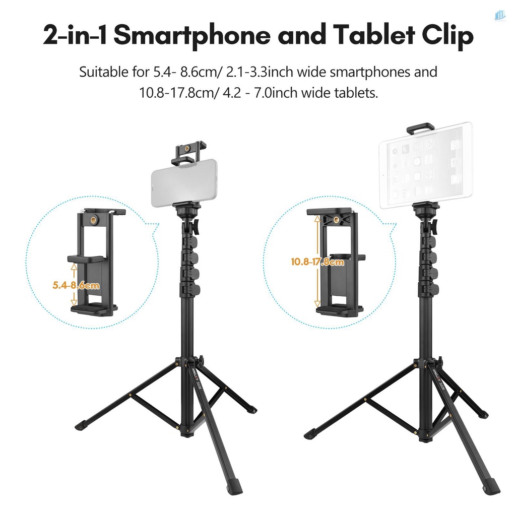 Giá Đỡ Đèn Chụp Ảnh Bằng Hợp Kim Nhôm Có Lỗ Vít 1 / 4 Inch Chịu Tải Nặng 5KG Đa Năng Cho smartwatchinone KINGJOY FL019S