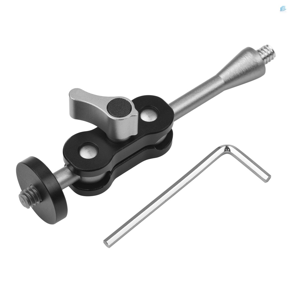 Cánh Tay Nối Dài Bằng Hợp Kim Nhôm 1 / 4 Inch Cho Màn Hình Hiển Thị Video /watchinone Andoer MA-95